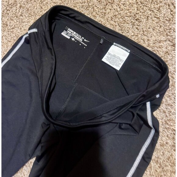 Nike Golf Tour Performance Dri Fit Black Capri Golf Tights - Picture 2 of 5